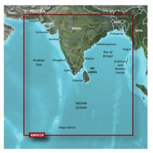 Garmin BlueChart® g3 HD - HXAW003R - Indian Subcontinent - microSD™/SD™