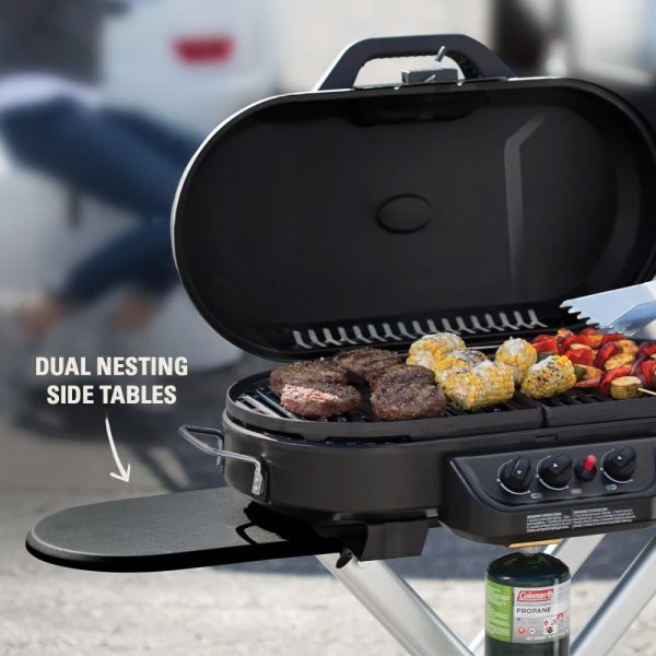 Coleman RoadTrip™ 285 Standup Propane Gas Grill - Red - Image 2