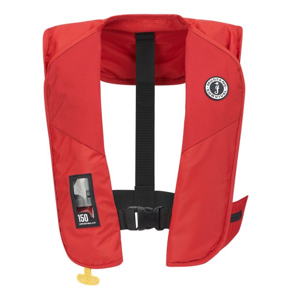 Mustang MIT 150 Convertible Inflatable PFD - Red - Image 2