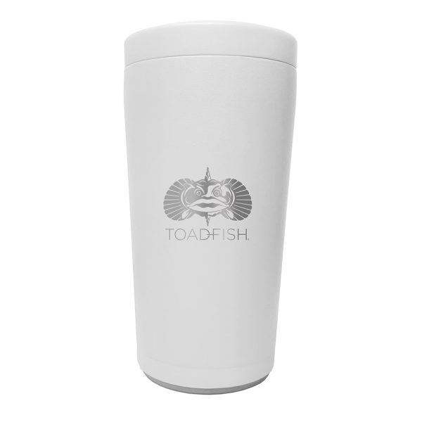 Toadfish Non-Tipping Can Cooler 2.0 - Universal Design - White - Image 2