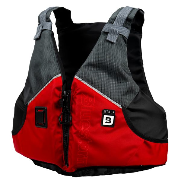 Bluestorm Trek Adult Universal Paddling Vest - Nitro Red - Image 2