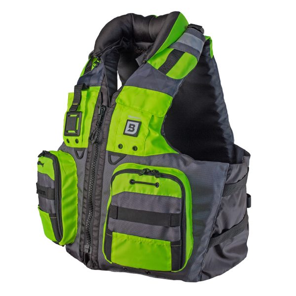 Bluestorm Classic Adult Fishing Life Jacket - Hi-Vis - S/M - Image 2