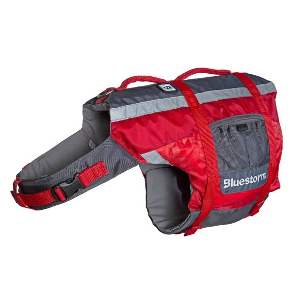 Bluestorm Dog Paddler Life Jacket - Nitro Red - Medium - Image 2