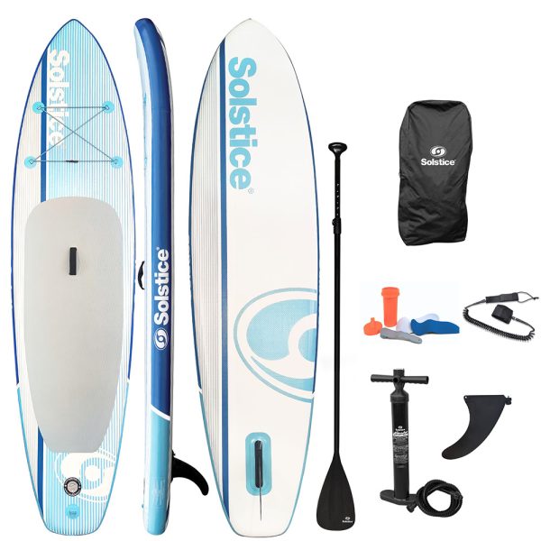 Solstice Watersports 10'6" Cruiser Inflatable Stand-Up Paddleboard Kit - Blue - Image 2