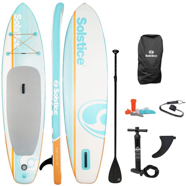 Solstice Watersports 10'6" Cruiser Inflatable Stand-Up Paddleboard Kit - Orange - Image 2
