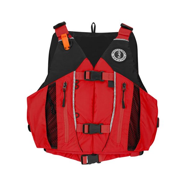 Mustang Solaris Foam Life Vest - XS/S - Red/Black - Image 2