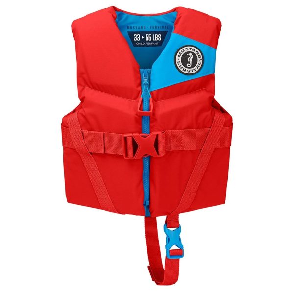 Mustang Child Rev Foam Life Vest - Imperial Red - Image 2