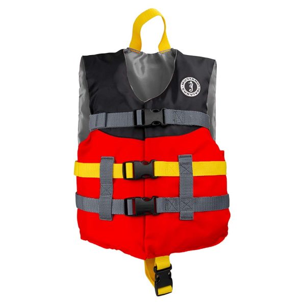 Mustang Child Livery Foam Vest - Red/Black - Image 2