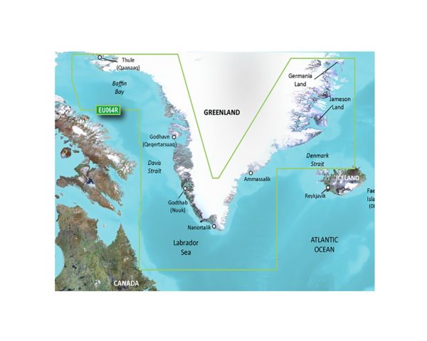 Garmin BlueChart® g3 Vision® HD - VEU064R - Greenland - microSD™/SD™