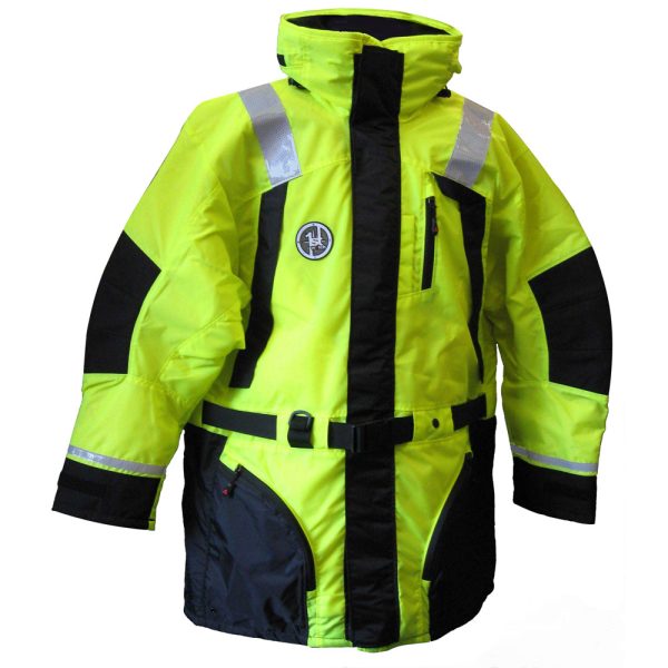 First Watch AC-1100 Flotation Coat - Hi-Vis Yellow - XL - Image 2