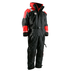 First Watch AS-1100 Flotation Suit - Red/Black - Medium