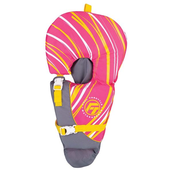 Full Throttle Baby-Safe Life Vest - Infant to 30lbs - Pink - Image 2