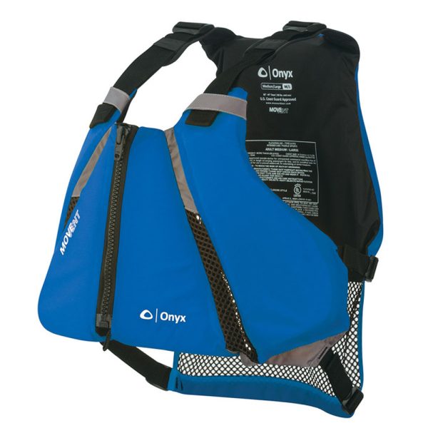 Onyx MoveVent Curve Paddle Sports Life Vest - XL/2X - Blue - Image 2