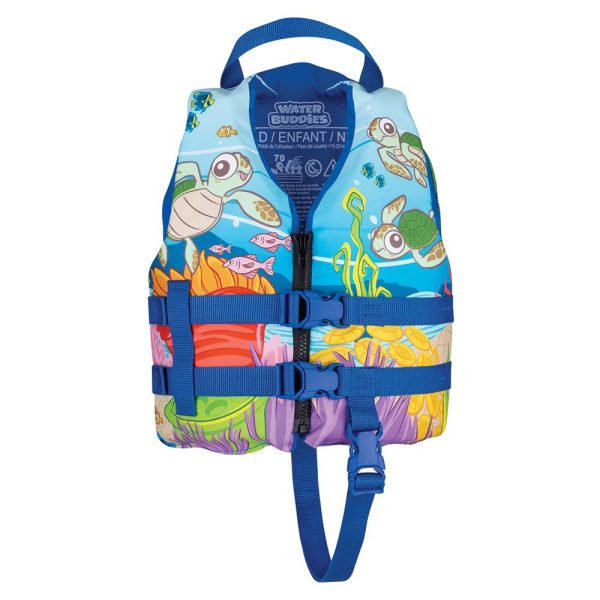Full Throttle Water Buddies Vest - Child 30-50lbs - Turtle - Image 2