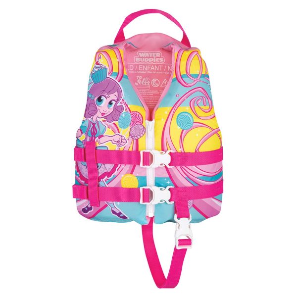 Full Throttle Water Buddies Life Vest - Child 30-50lbs - Princess - Image 2