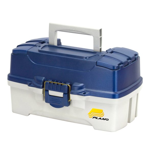 Plano 2-Tray Tackle Box w/Duel Top Access - Blue Metallic/Off White - Image 2