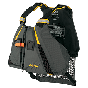 Onyx Movement Dynamic Paddle Sports Vest - Yellow/Grey - M/L