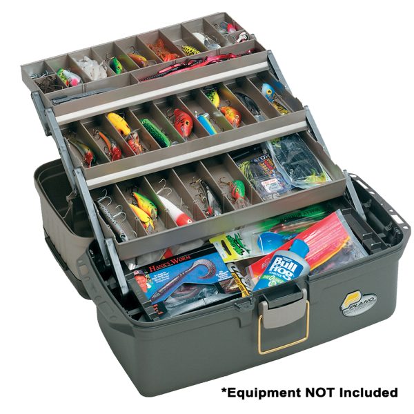 Plano Guide Series™ Tray Tackle Box - Graphite/Sandstone - Image 2