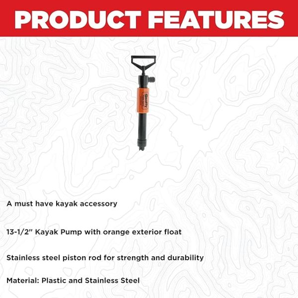 Scotty 544K Kayak Pump w/Float 13-1/2" - Image 3