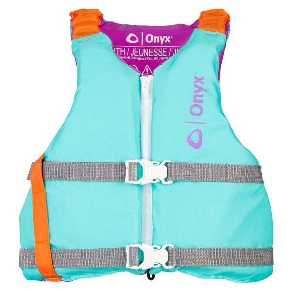 Onyx Youth Universal Paddle Vest - Aqua - Image 2