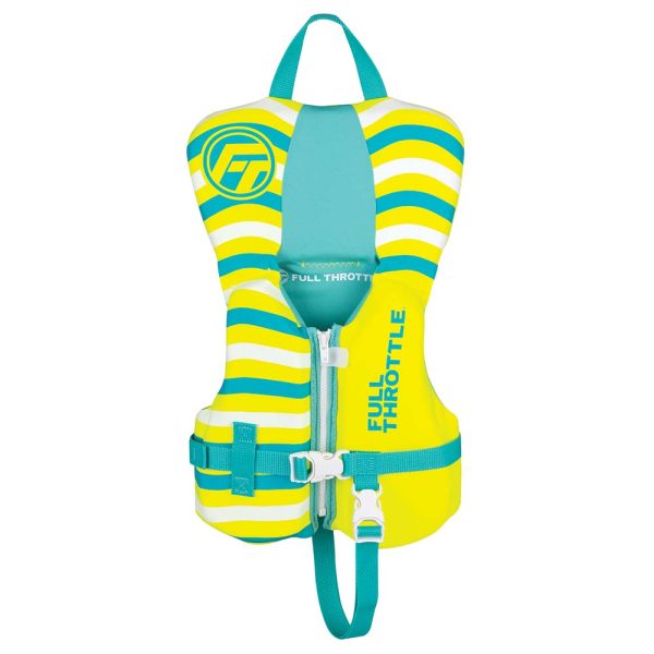Full Throttle Infant Rapid-Dry Life Jacket - Yellow - Image 2