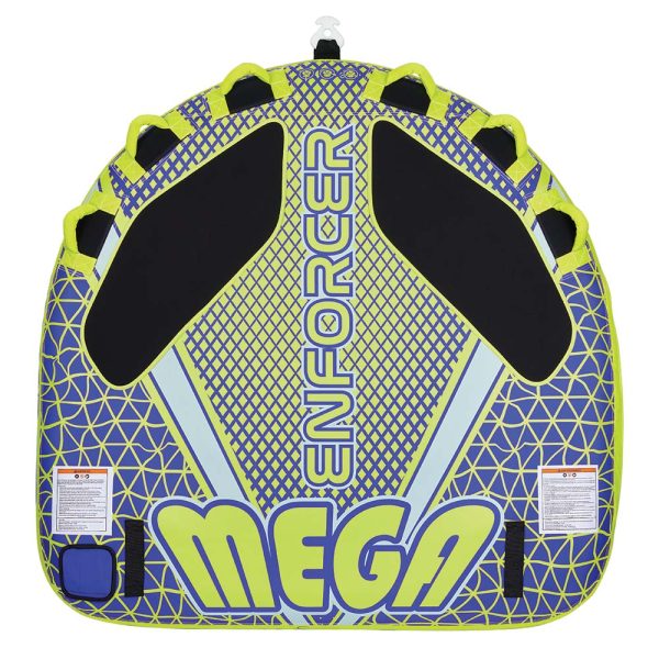 Full Throttle Mega Enforcer Towable Tube - 3 Rider - Yellow - Image 2