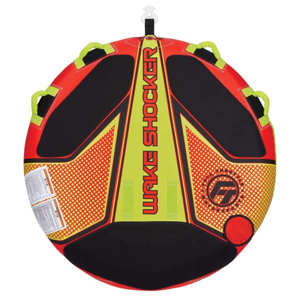 Full Throttle Wake Shocker Towable Tube - 2 Rider - Red - Image 2