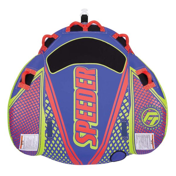 Full Throttle Speeder Towable Tube - 2 Rider - Blue - Image 2