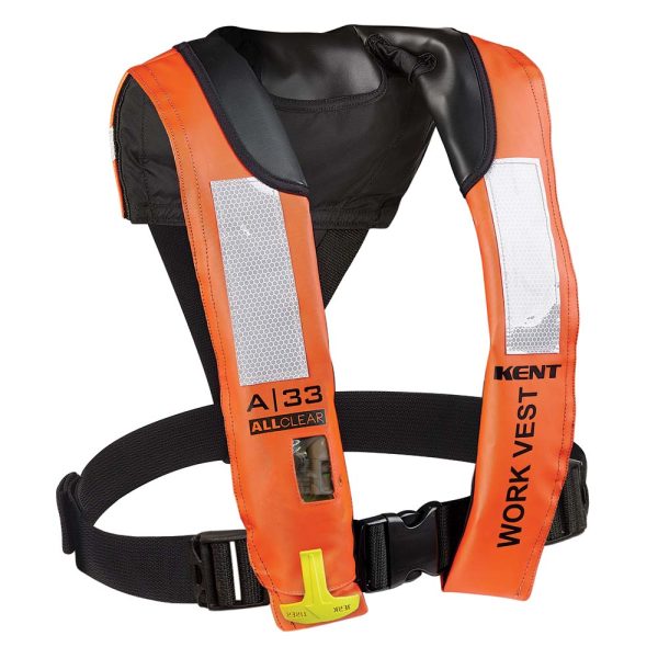 Kent A-33 All Clear Auto Inflatable Work Vest - Image 2