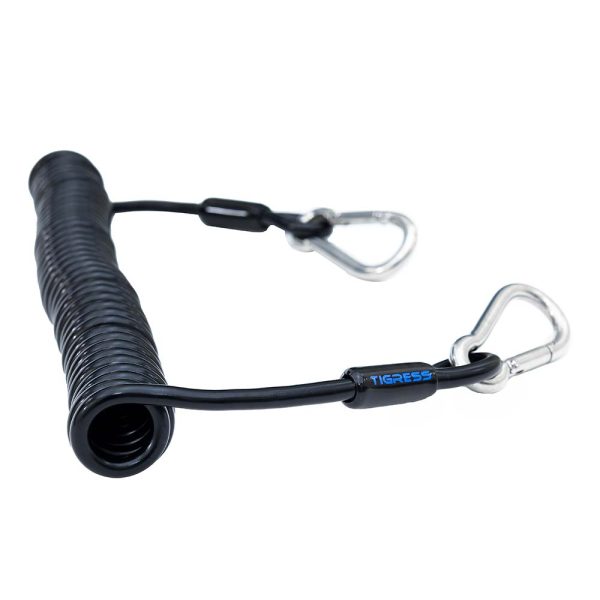 Tigress Light Tackle Coiled Safety Tether - 600lbs - Image 2
