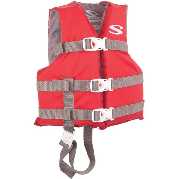 Stearns Classic Series Child Vest Life Jacket - 30-50lbs - Red - Image 2
