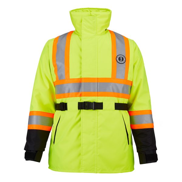 Mustang Classic Flotation Coat - Fluorescent Yellow/Green/Black - XL - Image 2
