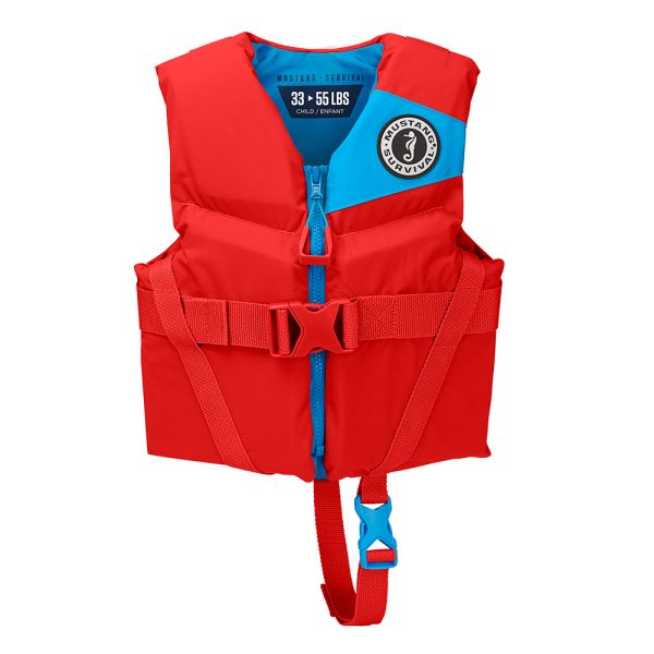 Mustang Child REV Foam Vest - Red - Child - Image 2