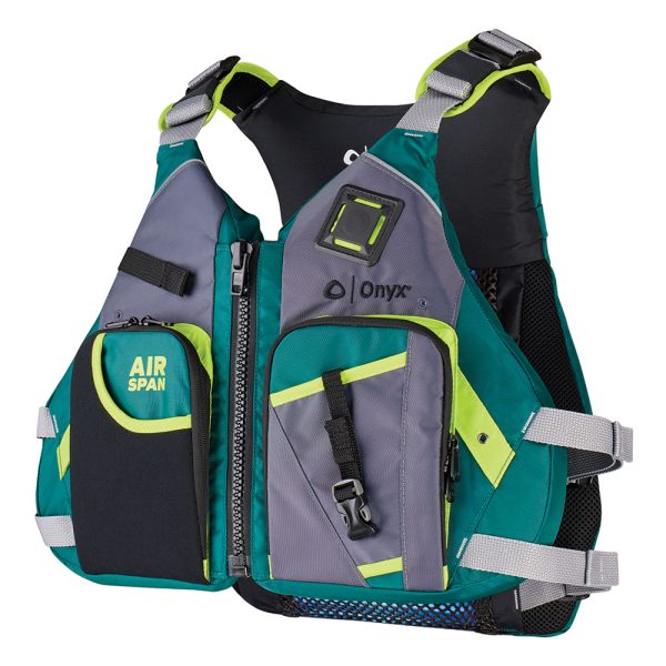 Onyx Airspan Angler Life Jacket - M/L - Green - Image 2