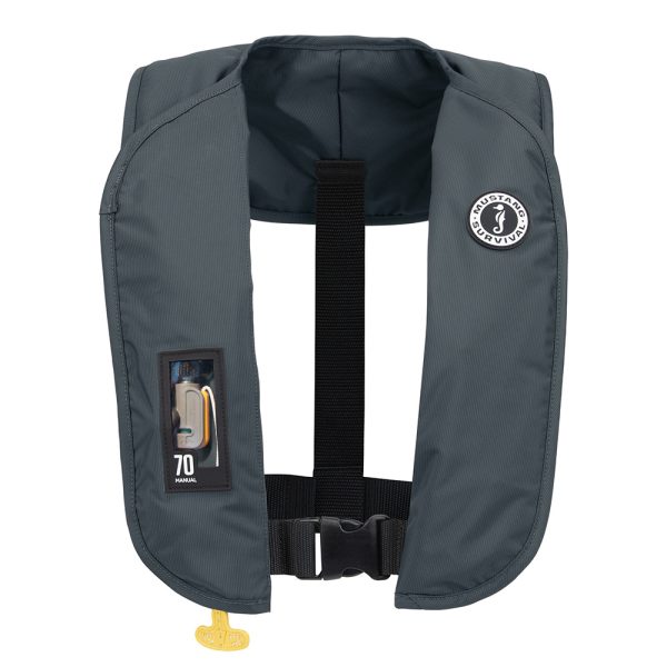 Mustang MIT 70 Manual Inflatable PFD - Admiral Grey - Image 2