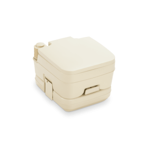 Dometic 964 MSD Portable Toilet w/Mounting Brackets - 2.5 Gallon - Platinum