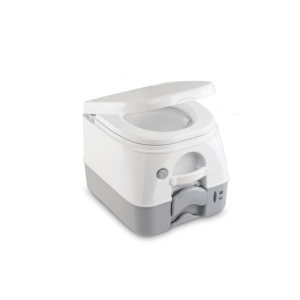 Dometic 974 MSD Portable Toilet w/Mounting Brackets - 2.6 Gallon - Grey