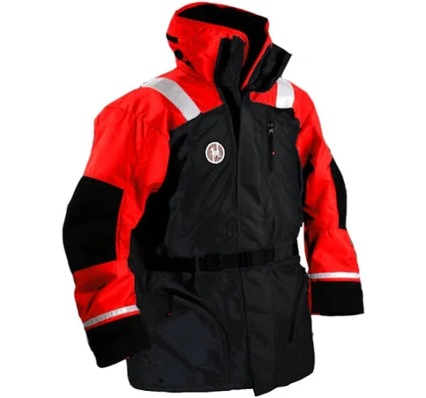 First Watch AC-1100 Flotation Coat - Red/Black - Large