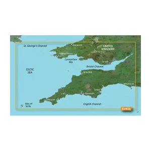Garmin BlueChart® g3 Vision® HD - VEU463S - Bristol Channel & England SW - microSD™/SD™